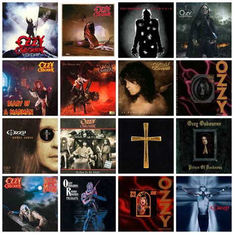ozzy osbourne discography in order